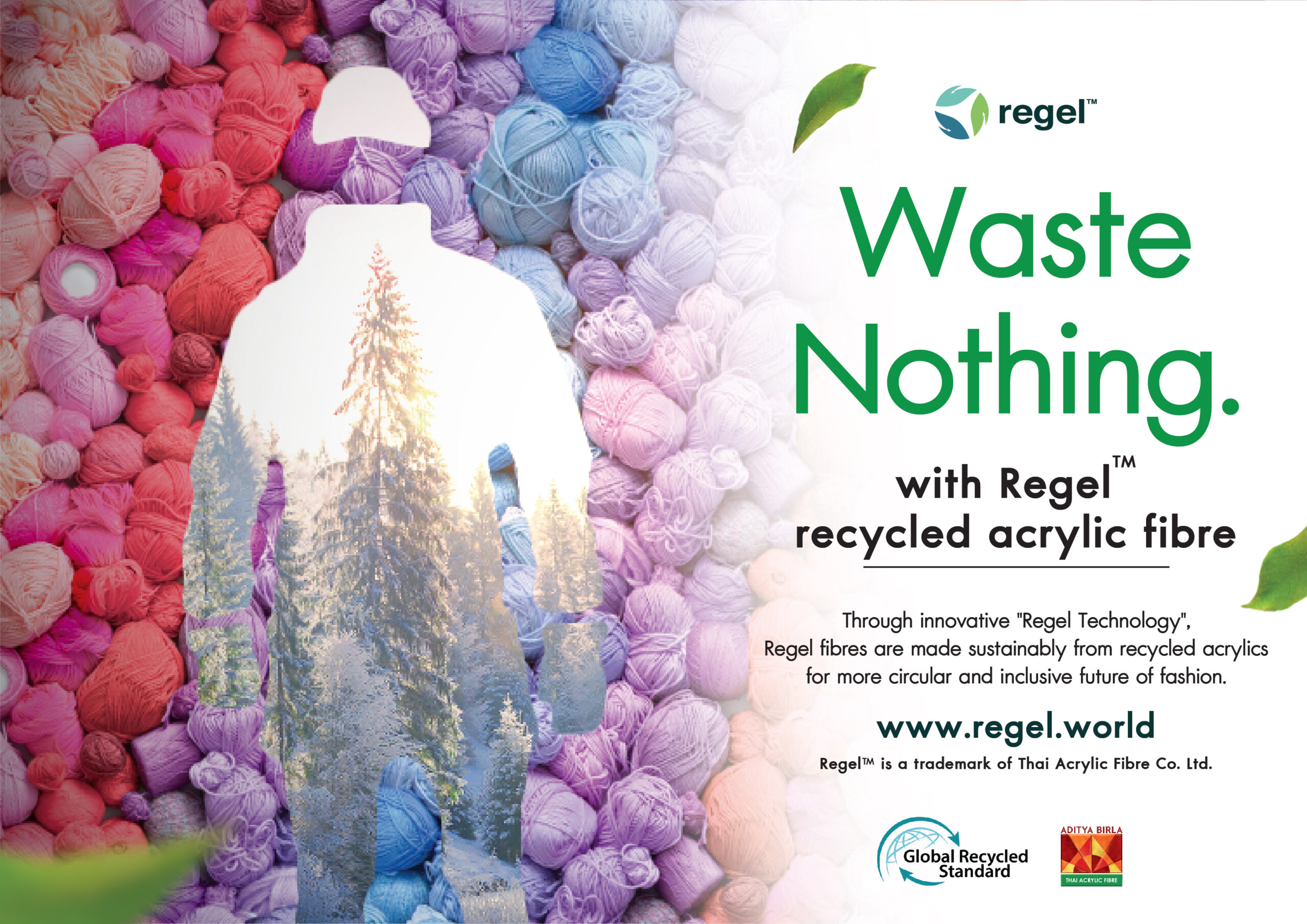 TAF launches Regel™ – recycled acrylic fibre