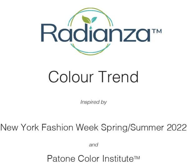 Pantone SS22 NYFW inspired Radianza™ Shades